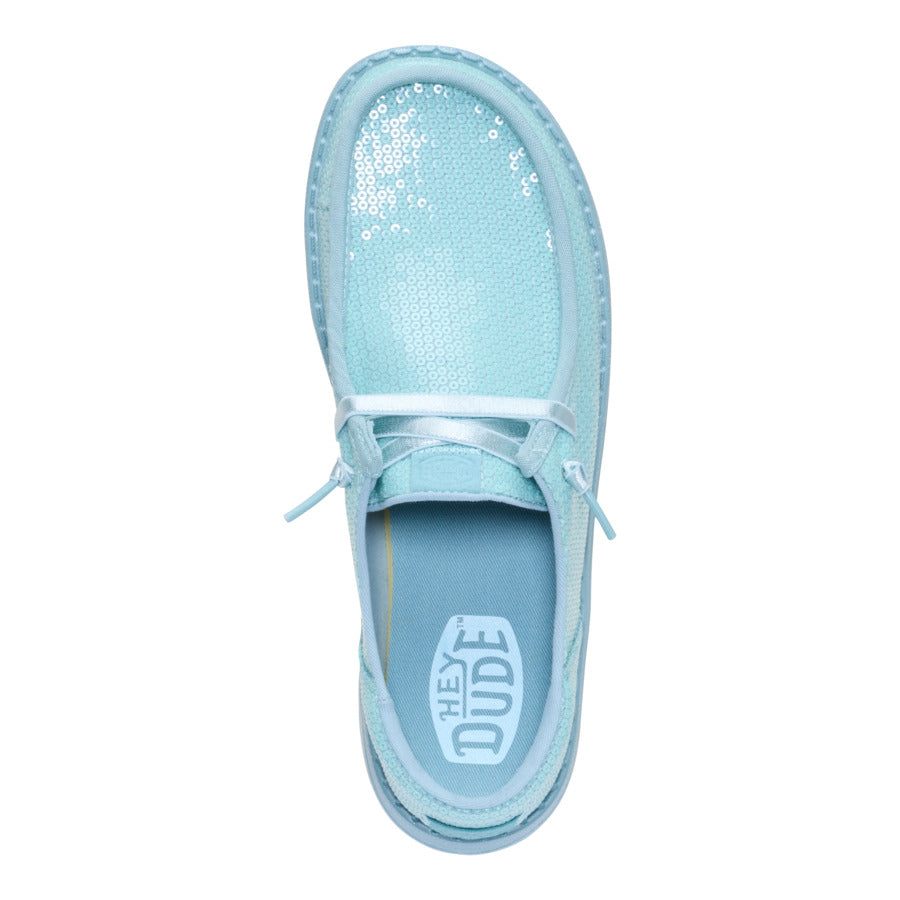Wendy Funk Mono Sequin - Tourmaline Blue