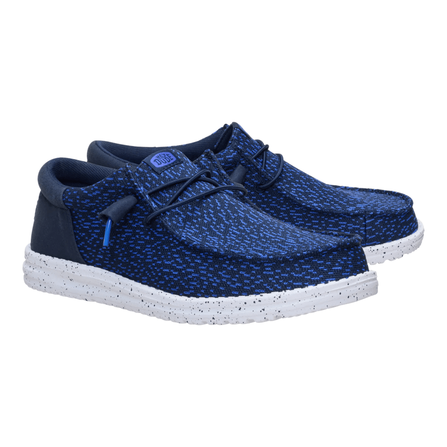Wally Funk Stretch Speckle - Navy Blazer/Multi