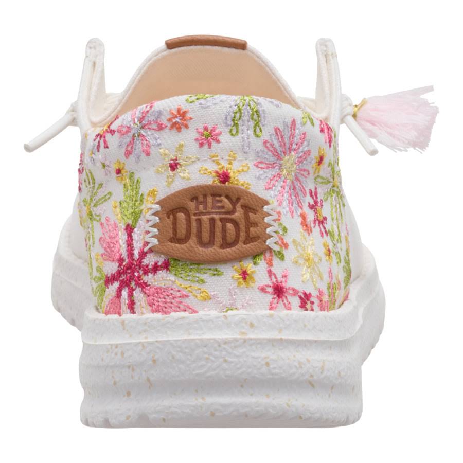 Wendy Funk Embroidered Floral - Ivory/Multi