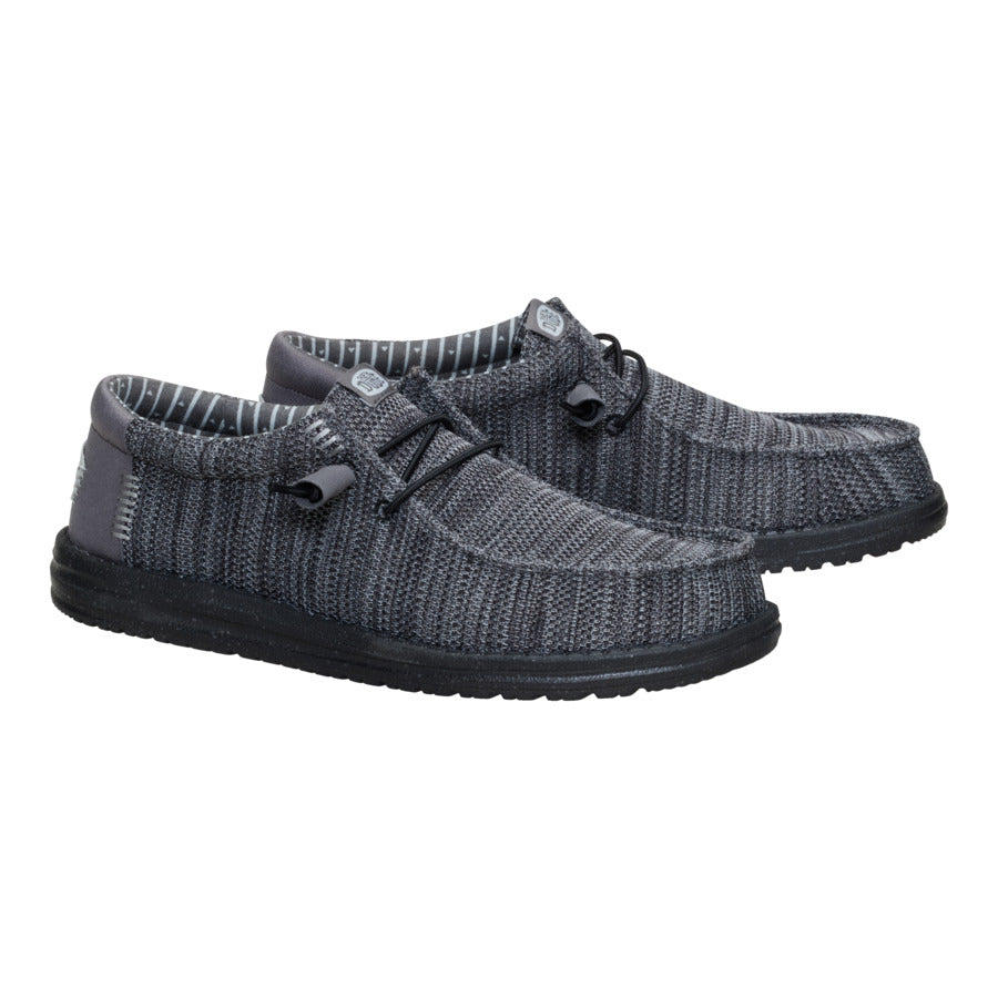 Wally Stretch Sox - Granite Grey/Black