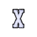 Letter X Patch - X Black/White
