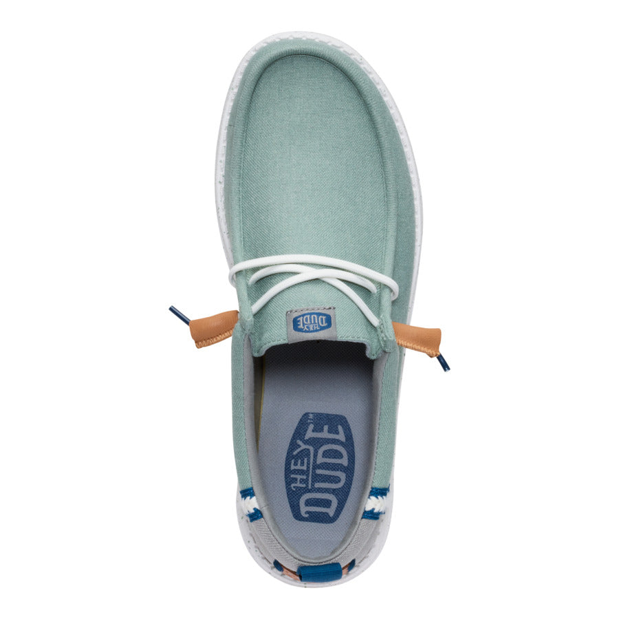 Wally Craft Linen - Iceberg Green/Moon Grey