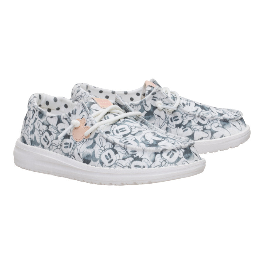 Disney Minnie Mouse Print Wendy Youth - Grey Multi