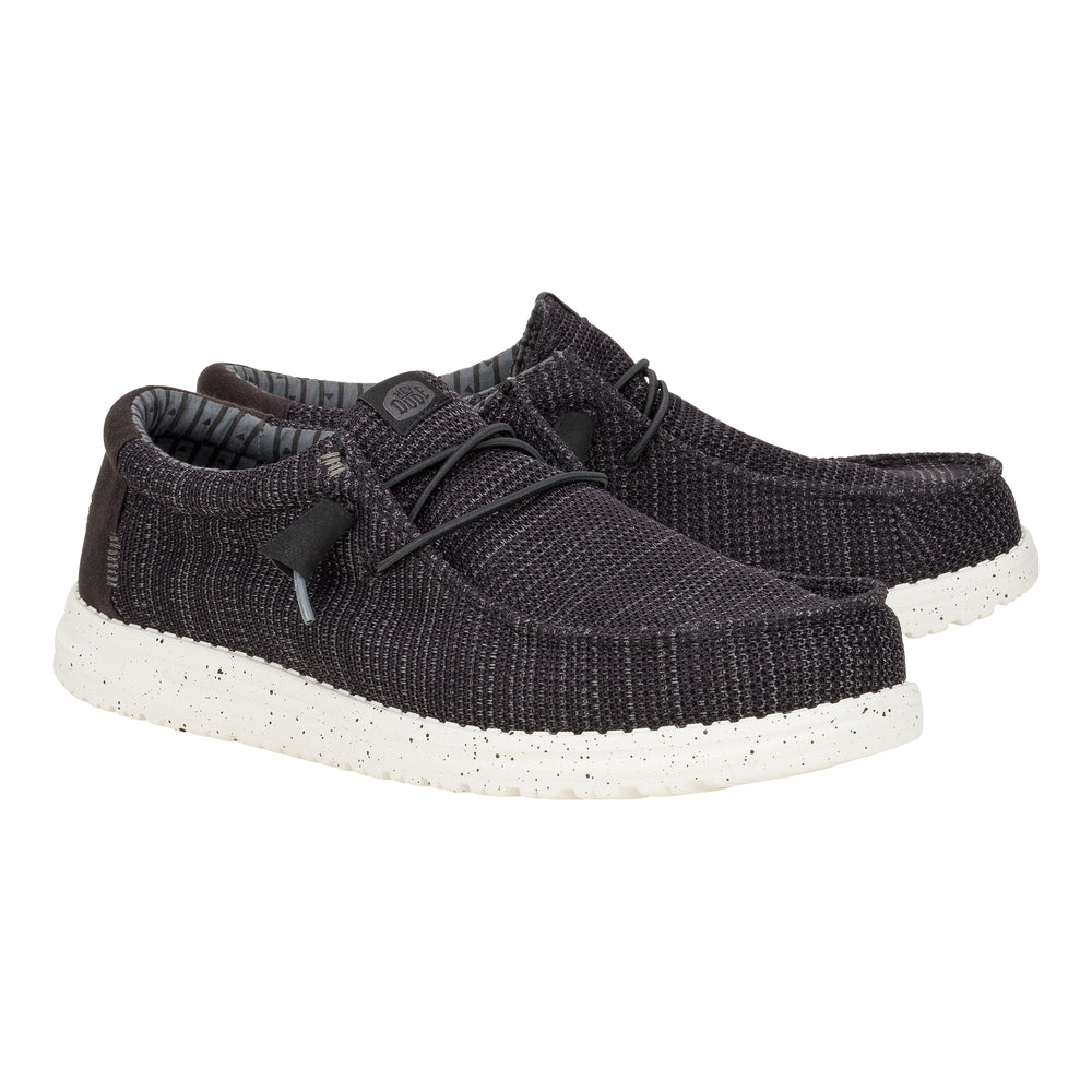 Wally Stretch Sox Wide - Black/White