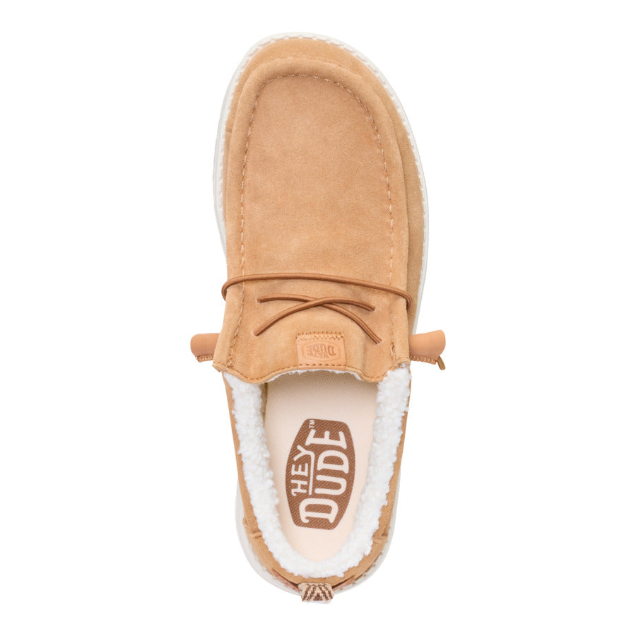 Wally Suede Shearling - Lion Orange/Multi