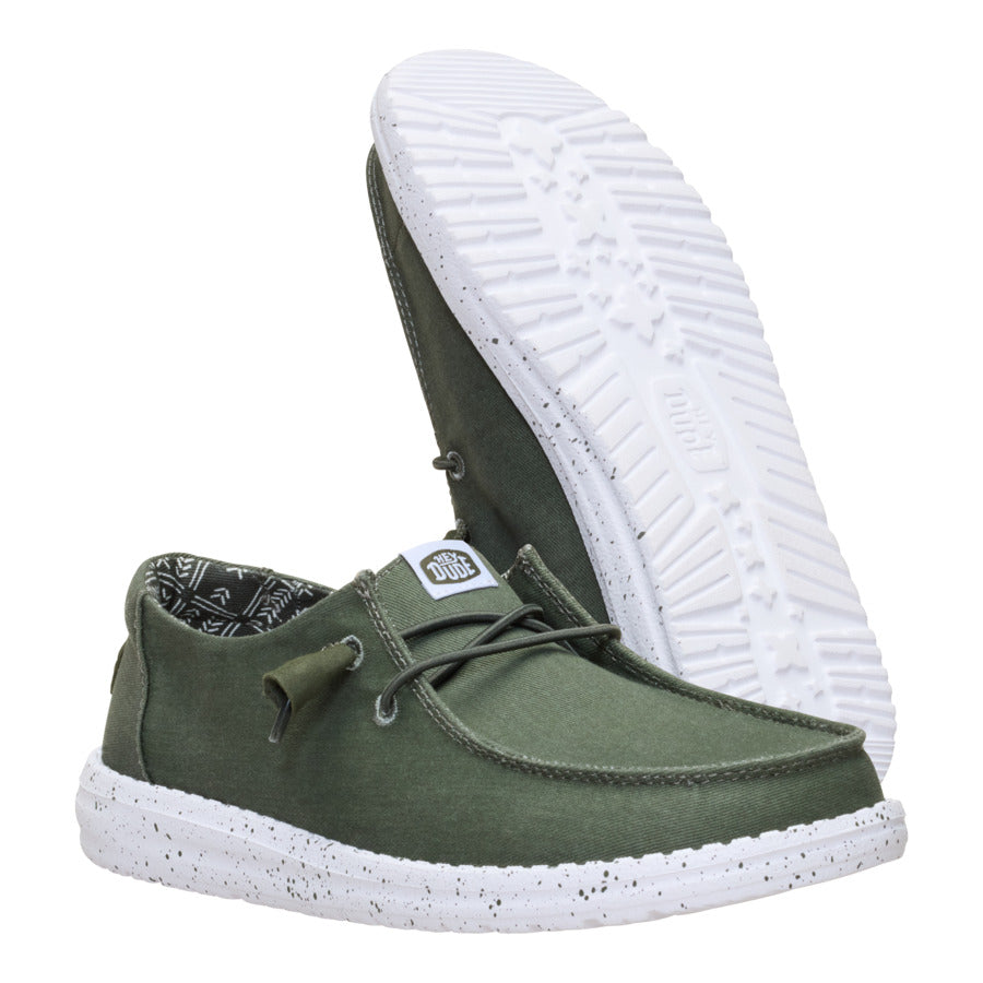 Wendy Stretch Canvas - Deep Green