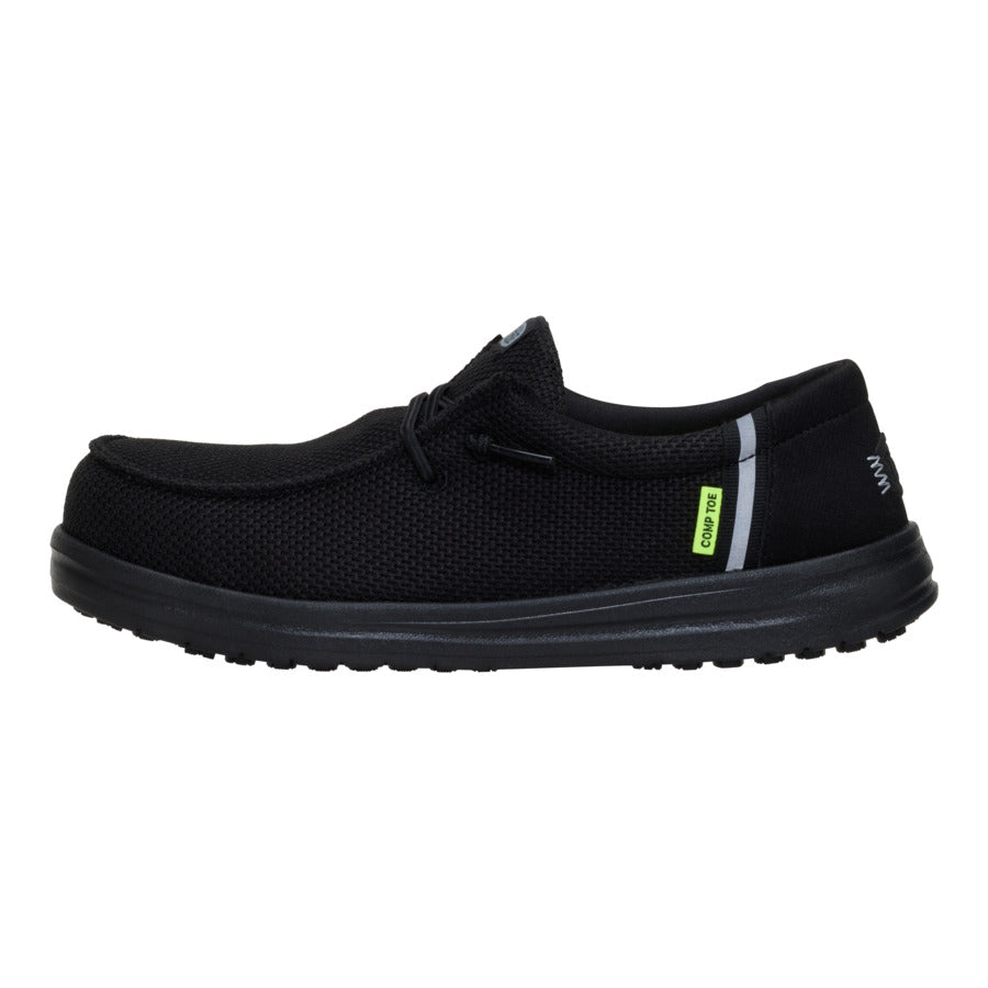 Wendy Work Comp Toe - Black/Black