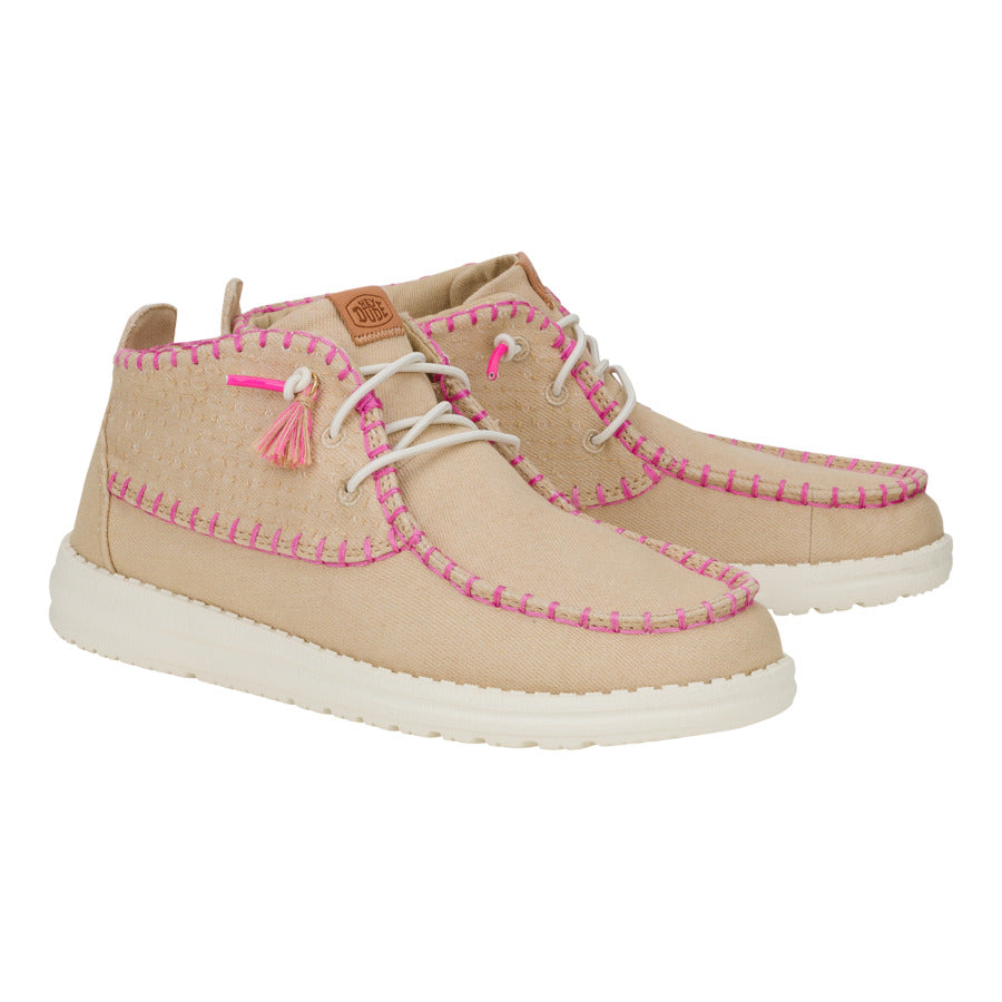Wendy Mid Perf Canvas - Irish Cream
