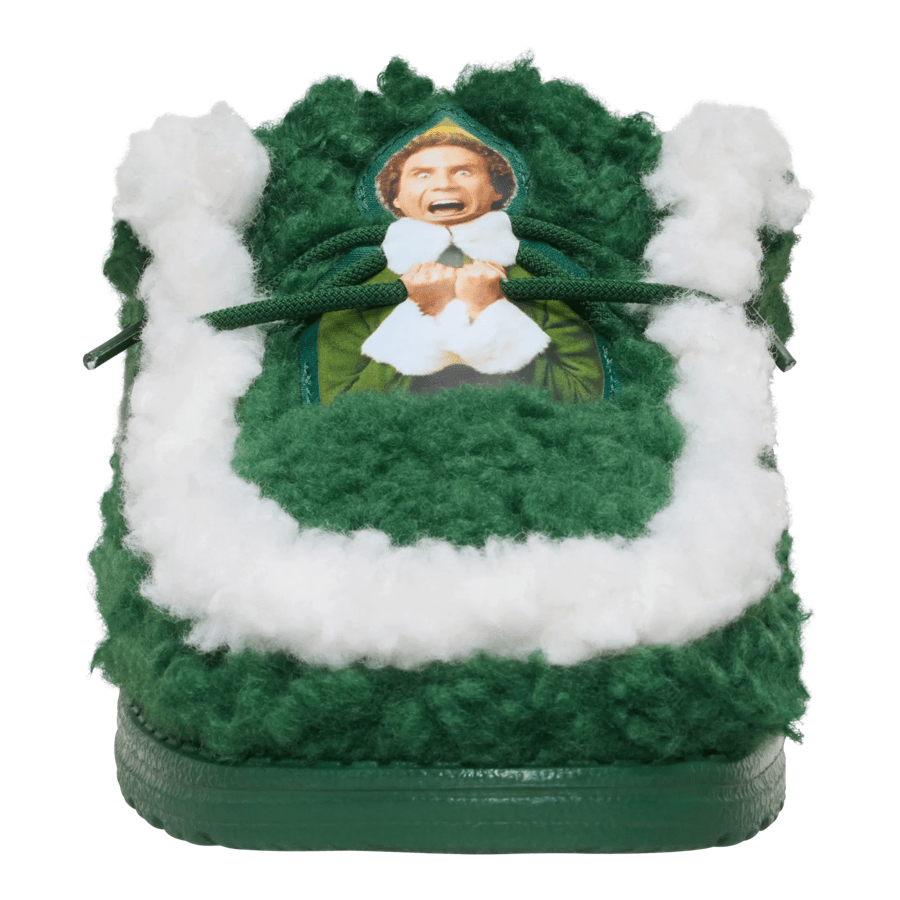 Wally Slipper Buddy The Elf - Pine Green/Winter Green