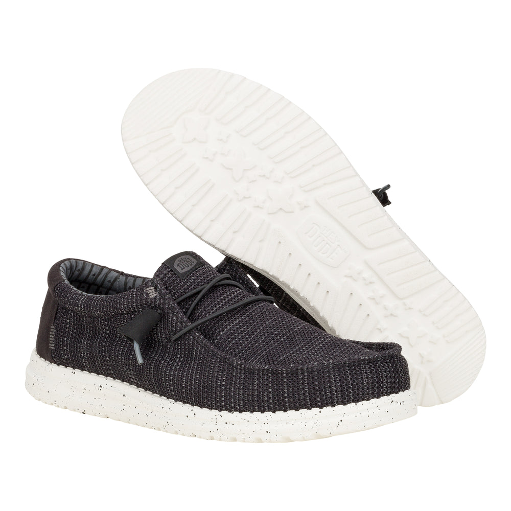 Wally Stretch Sox Wide - Black/White