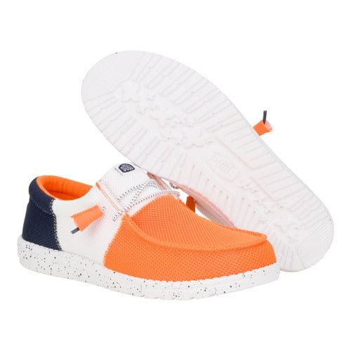 Wally Tri Varsity Mesh - Orange/White