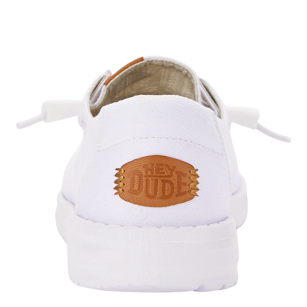 Wendy Stretch Canvas Wide - White
