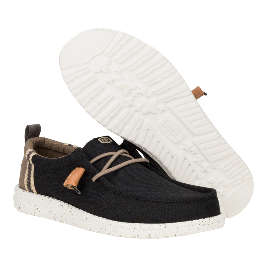 Wally Craft Linen - Black/Walnut