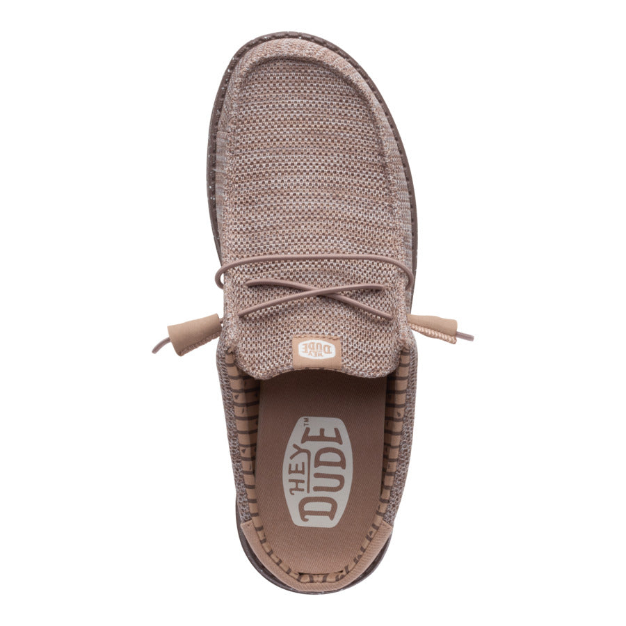 Wally Slip Stretch Sox - Deep Taupe/Chanterelle Tan