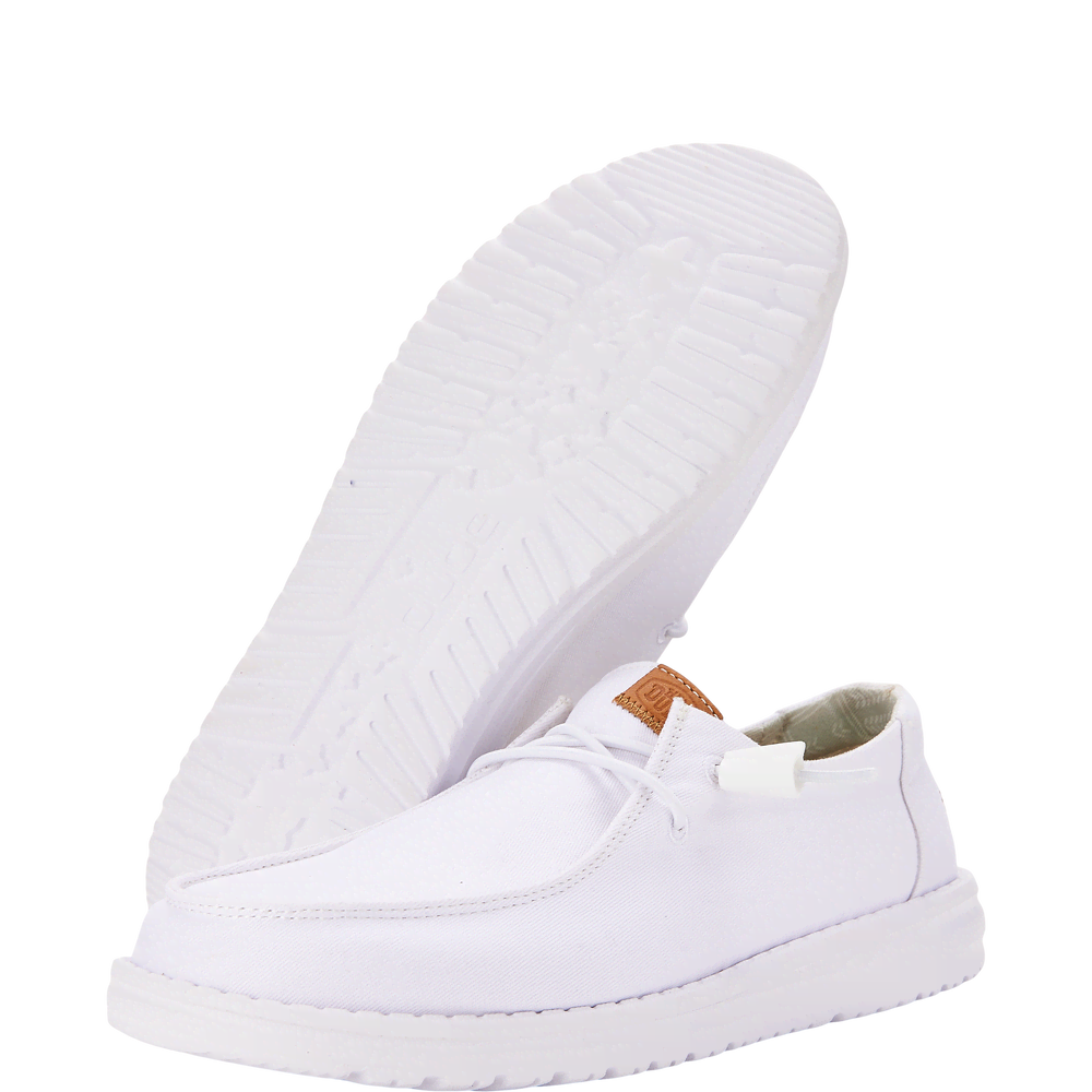Wendy Stretch Canvas Wide - White