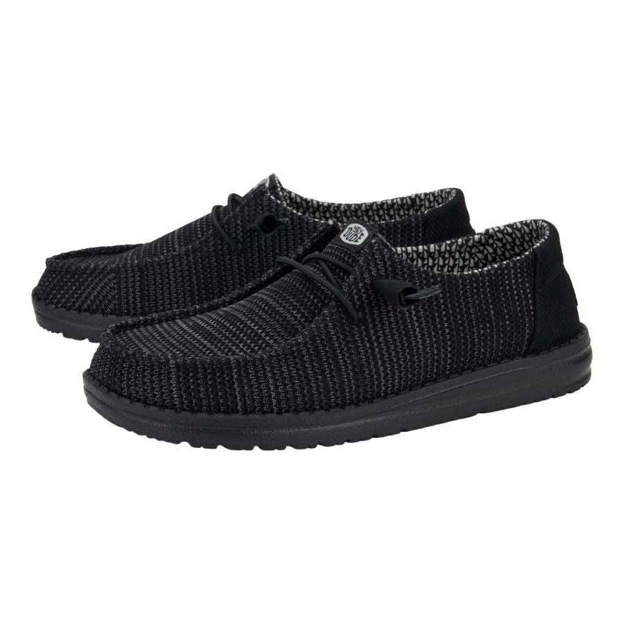 Wendy Stretch Sox Wide - Black/Black